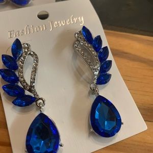 Blue Sapphire Earrings
